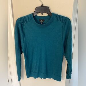 Talbots Sweater women’s dark teal, long sleeve knit, petite small